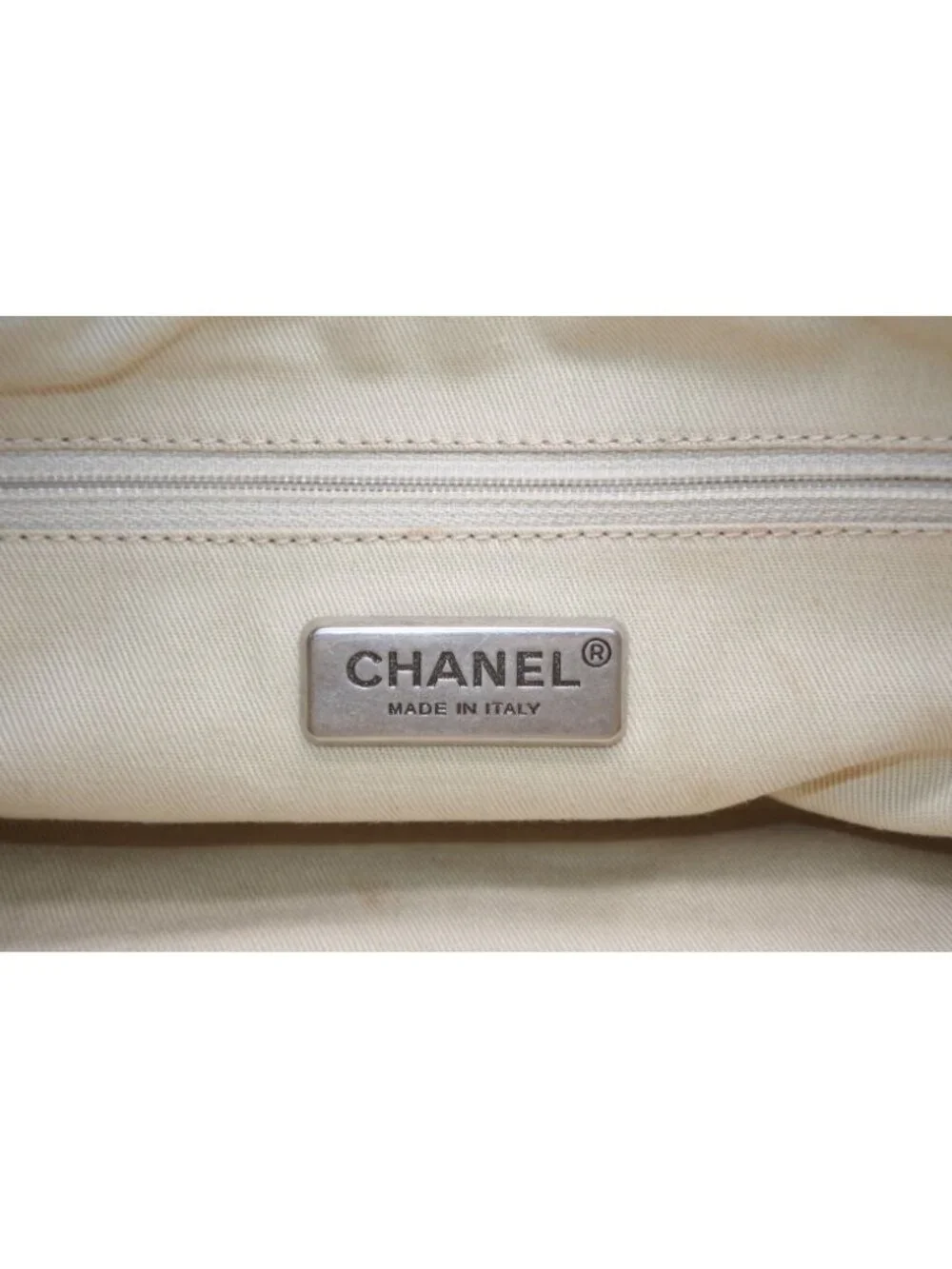Chanel Handbag CC Logo Caviar Leather Brown Quilted
